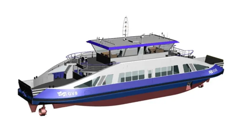GVB contracts Holland Shipyards to build hybrid ferry for Amsterdam