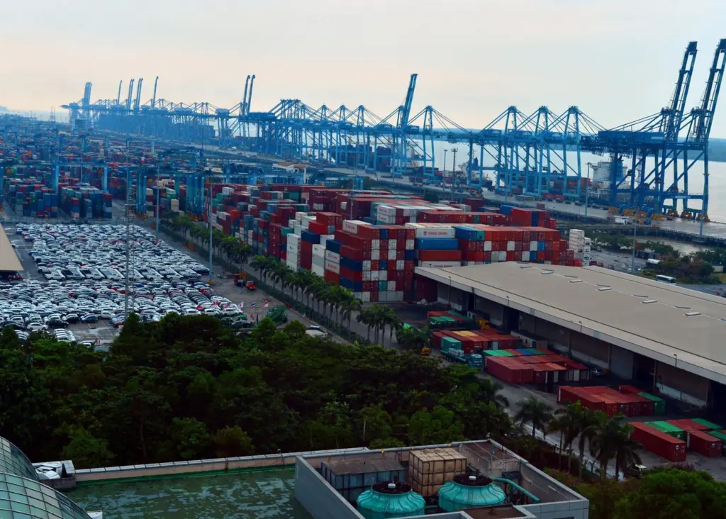 Chinese alliance: Port Klang is one of six Malaysian ports to form an alliance with China Photo: Dean Calma IAEA