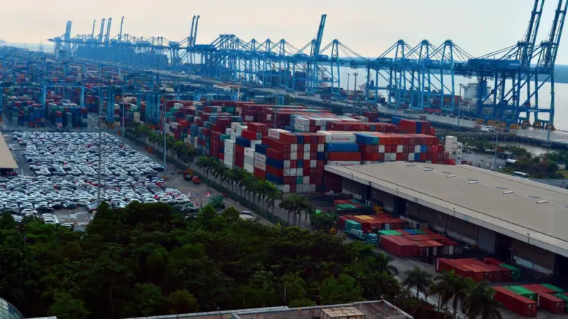 Chinese alliance: Port Klang is one of six Malaysian ports to form an alliance with China Photo: Dean Calma IAEA