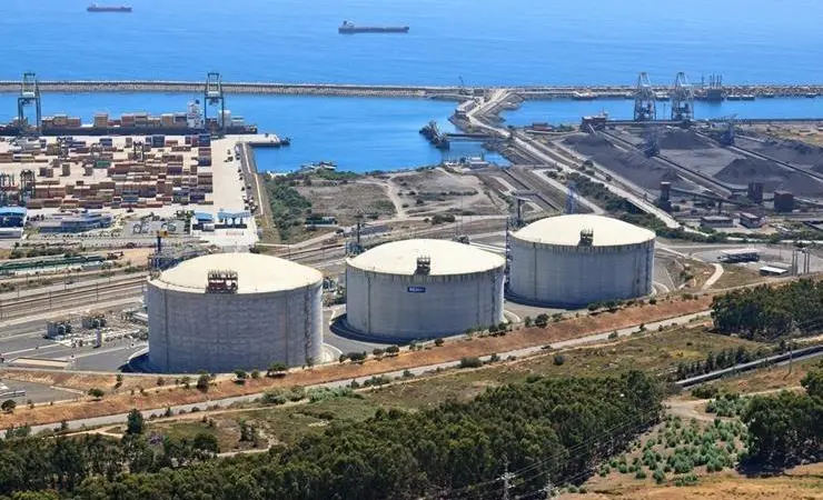 The Port of Sines LNG terminal is strategically placed as a gateway to Europe Photo: REN Atlântico