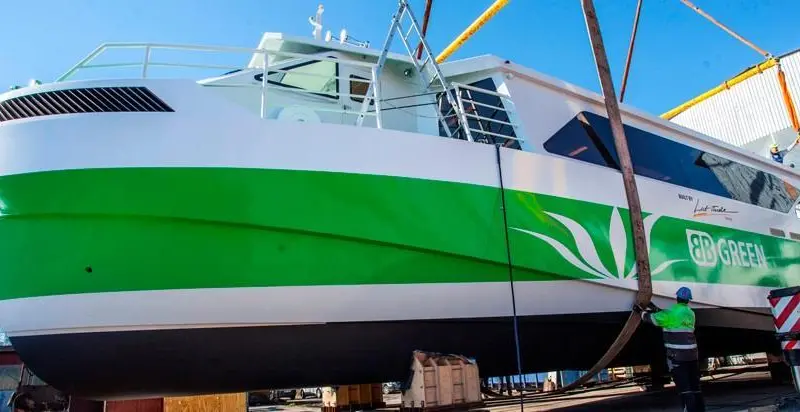 'BB Green' is a game-changing electric ASV commuter ferry Photo: Latitude Yachts