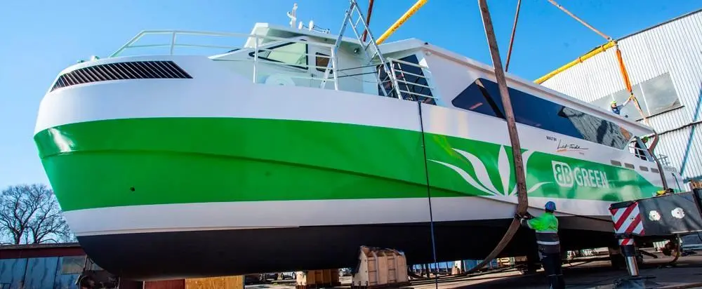 'BB Green' is a game-changing electric ASV commuter ferry Photo: Latitude Yachts