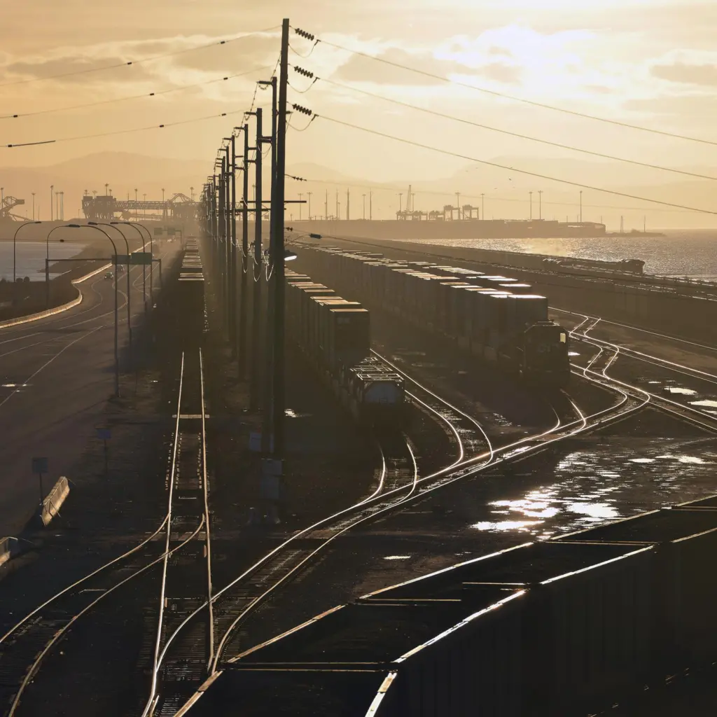On track: ports could get ahead of the curve through better 'freight mobility'. Credit: Gord McKenna