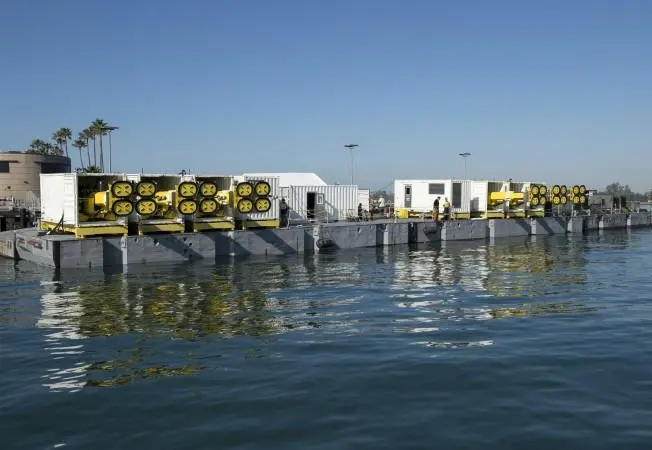 MoorMaster AMS units during At Sea Demonstrations