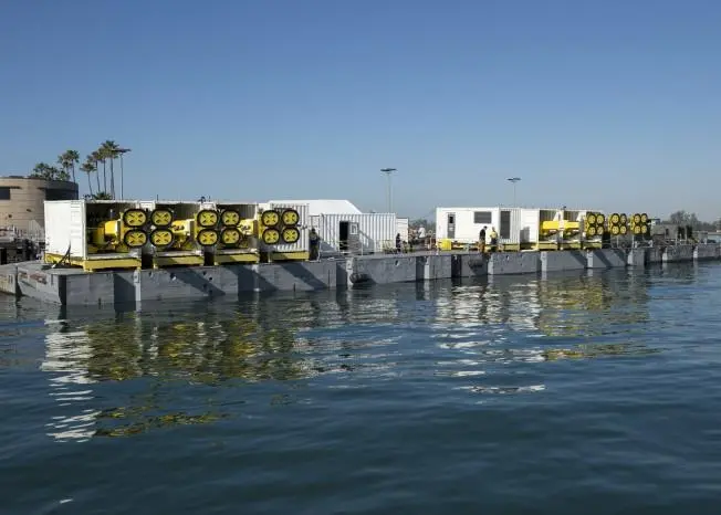 MoorMaster AMS units during At Sea Demonstrations