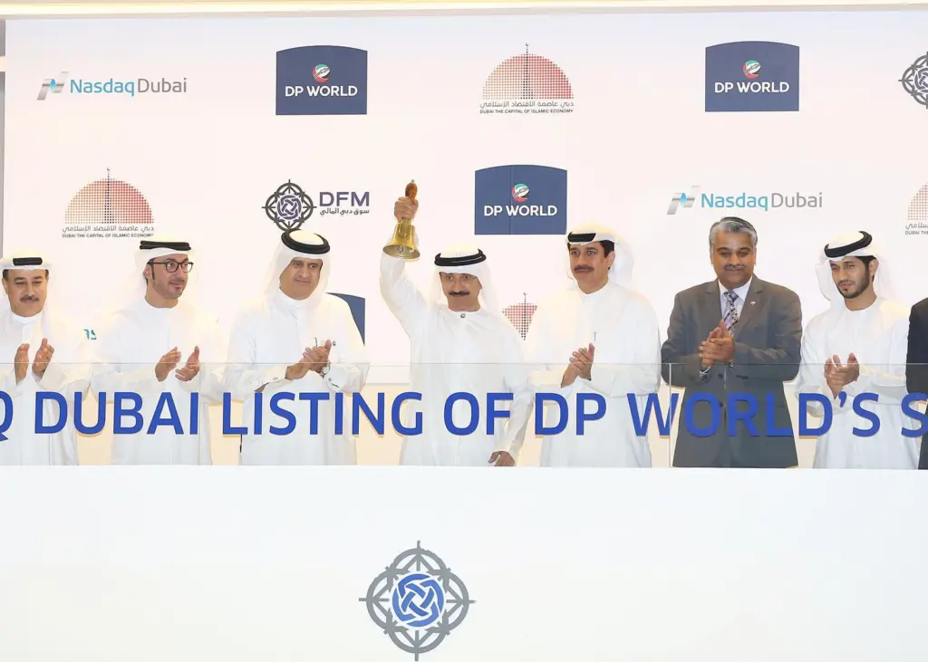 DP World's Sultan Ahmed Bin Sulayem rang the market-opening bell on June 27.