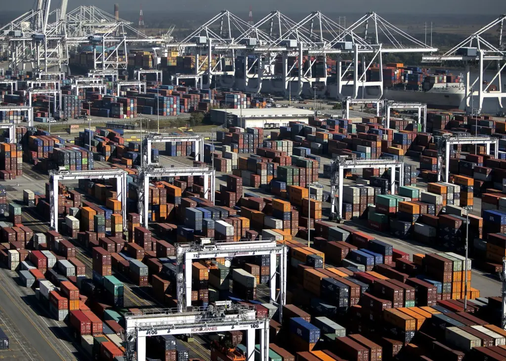 GPA has received a $44m grant to increase rail capacity at the Port of Savannah (pictured). Credit: GPA, Stephen B Morton.