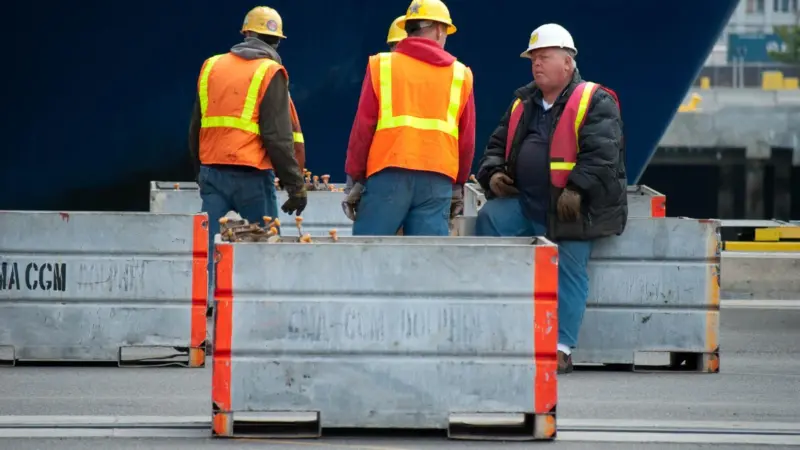Unionised: ports on the US West Coast face more challenging labour conditions. Credit: Bari Bookout.jpg