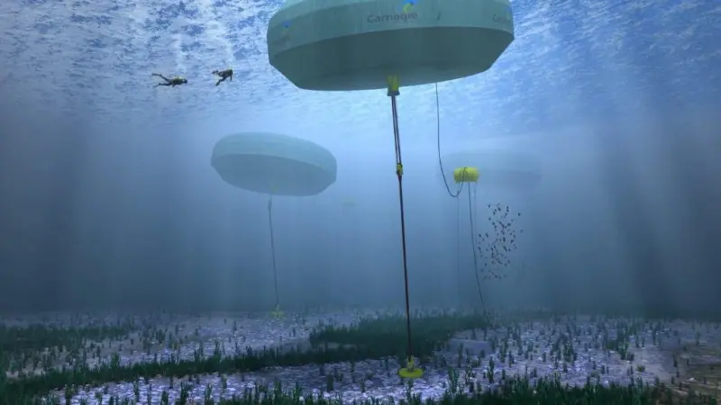 Power surge: Carnegie Wave Energy's CETO devices could give remote operations an important lift