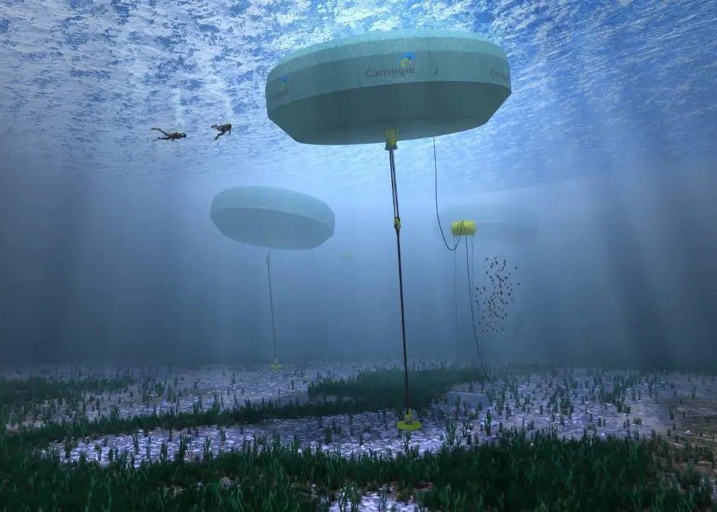 Power surge: Carnegie Wave Energy's CETO devices could give remote operations an important lift