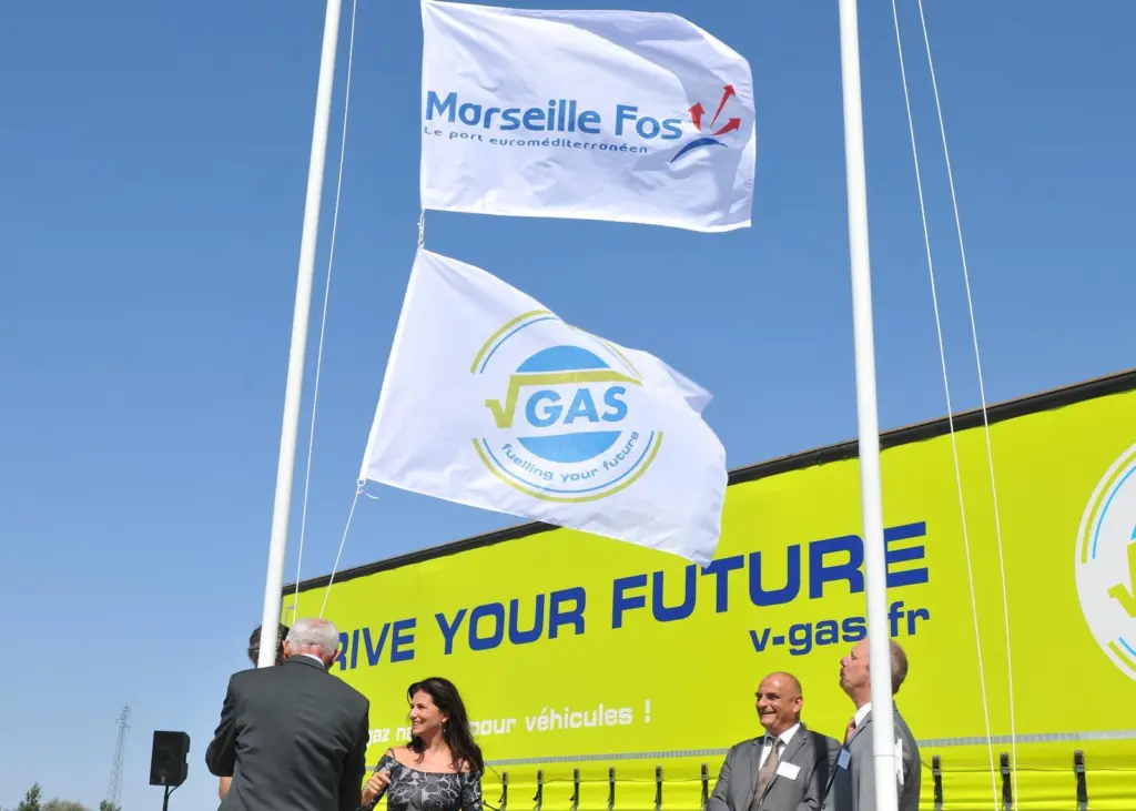 Launch of the first truck-dedicated natural gas filling station in the Provence-Alpes-Cote d’Azur