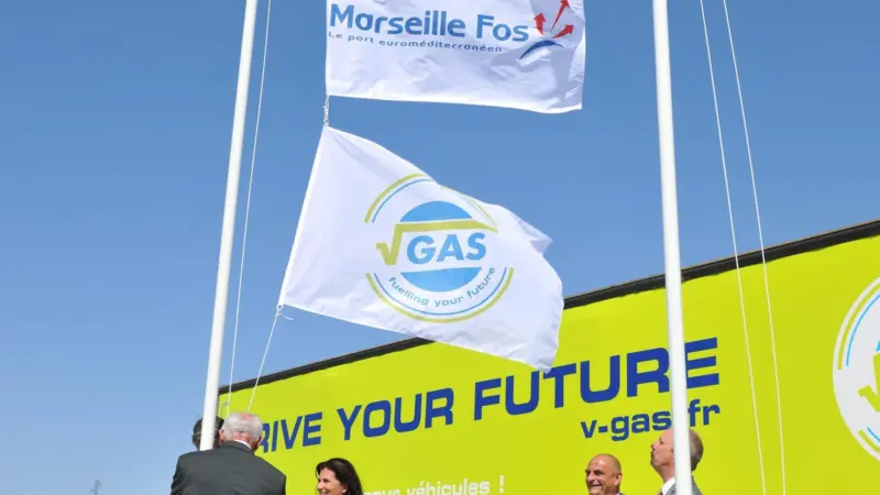 Launch of the first truck-dedicated natural gas filling station in the Provence-Alpes-Cote d’Azur