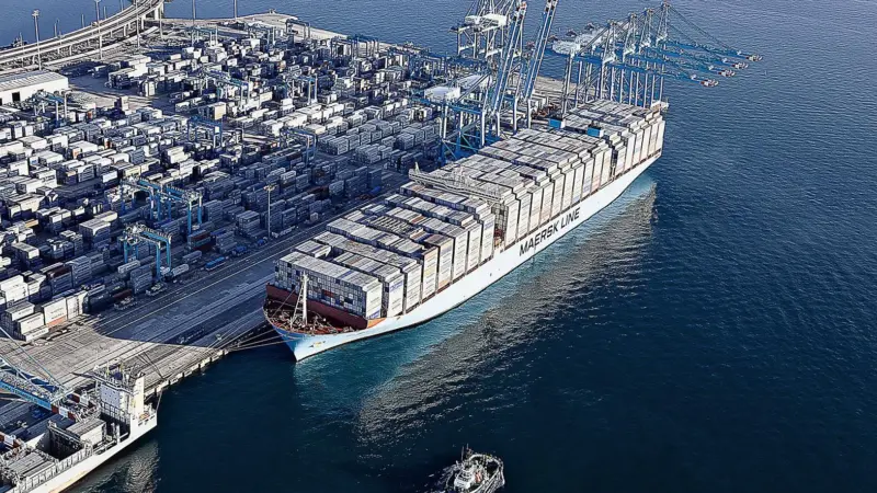 Are ever-larger ships, such as Maersk Line's Triple-E vessel, leading the way to disaster? Credit: Maersk.