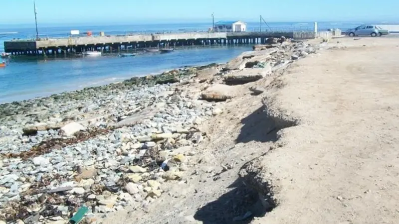 Revetment work is scheduled for Port Nolloth's shoreline.
