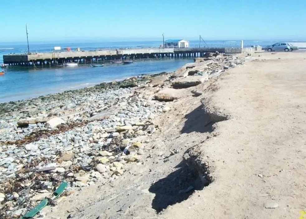 Revetment work is scheduled for Port Nolloth's shoreline.