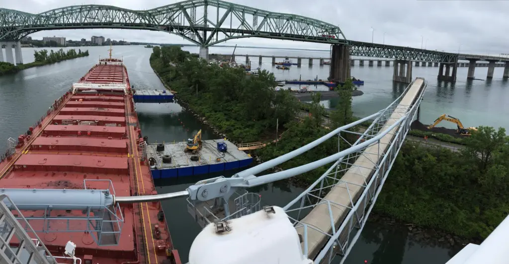 Dry business: bulk cargoes used to be the staple Great Lakes trade. Credit: Canada Steamship Lines