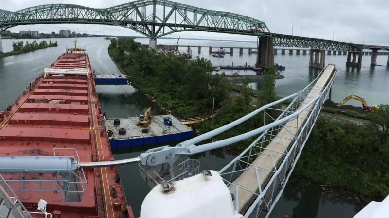 Dry business: bulk cargoes used to be the staple Great Lakes trade. Credit: Canada Steamship Lines