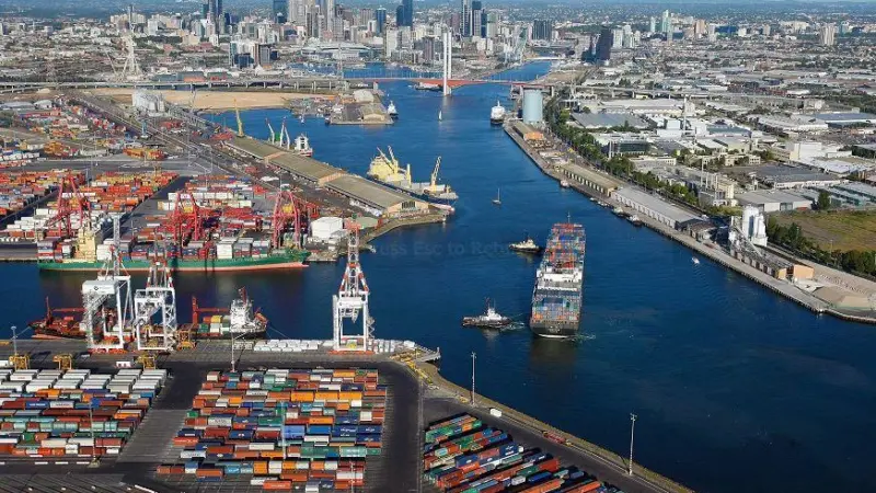 A second port to complement Melbourne will have an impact on Victorian supply chains, finds Infrastructure Victoria. Credit: Port of Melbourne Corporation
