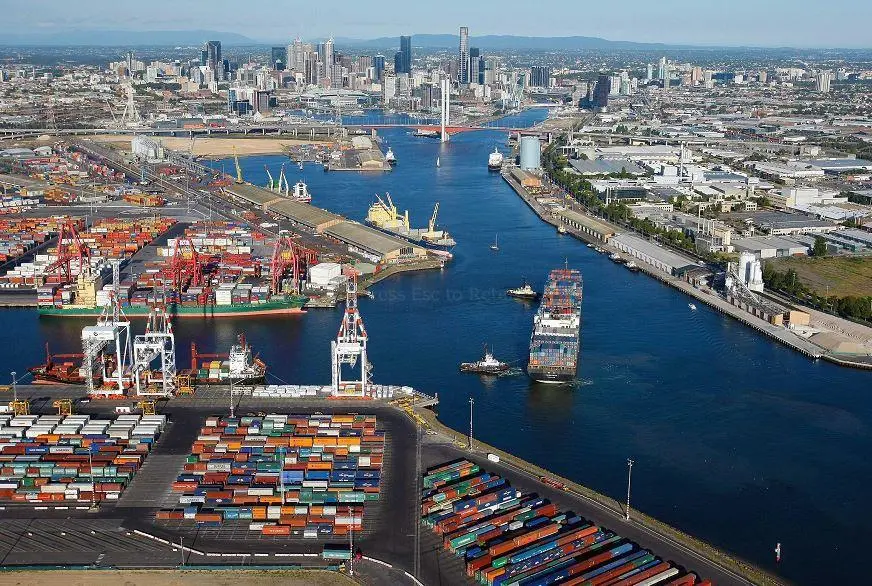 A second port to complement Melbourne will have an impact on Victorian supply chains, finds Infrastructure Victoria. Credit: Port of Melbourne Corporation