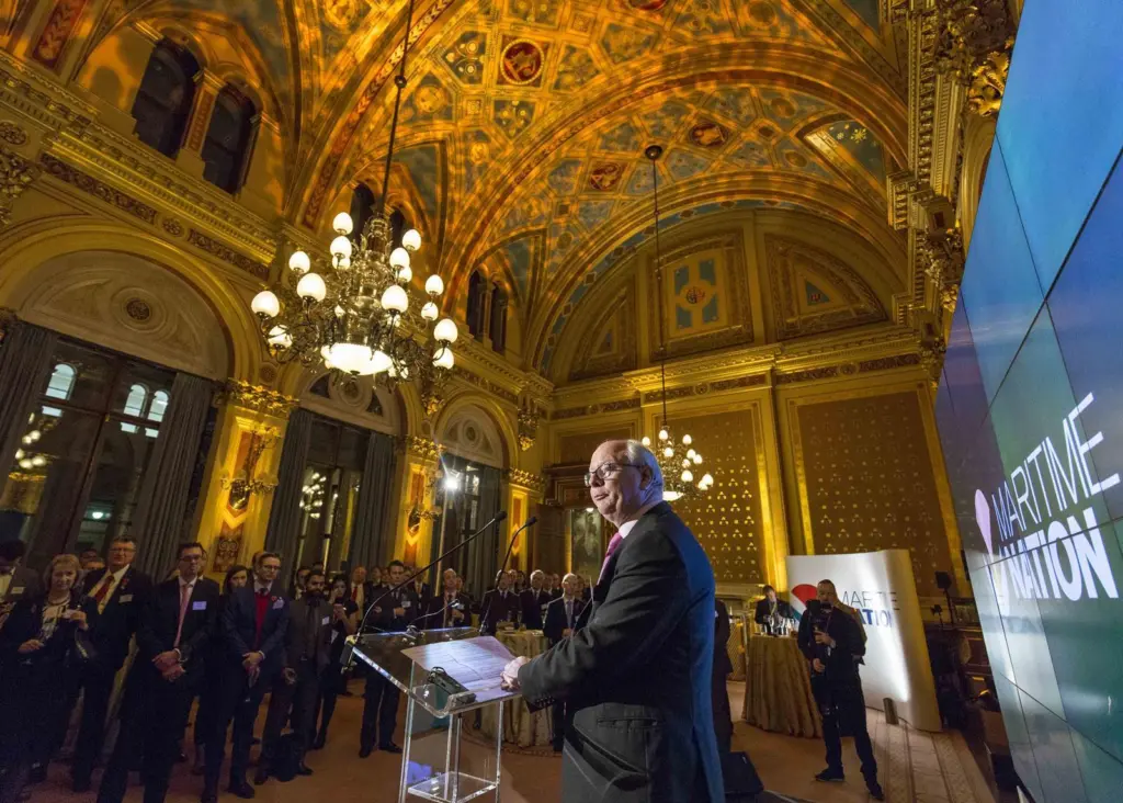 ABP chief executive James Cooper addresses the Maritime Nation