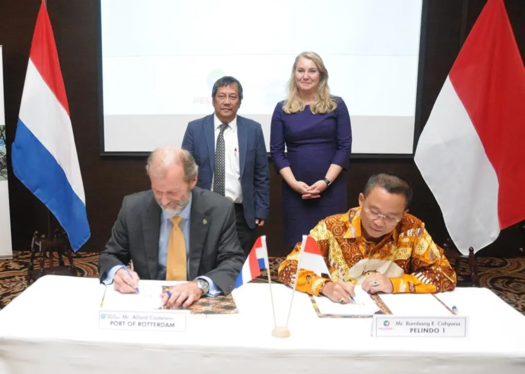 Joint venture agreement for construction of port in Indonesia