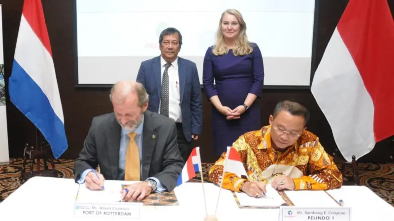 Joint venture agreement for construction of port in Indonesia