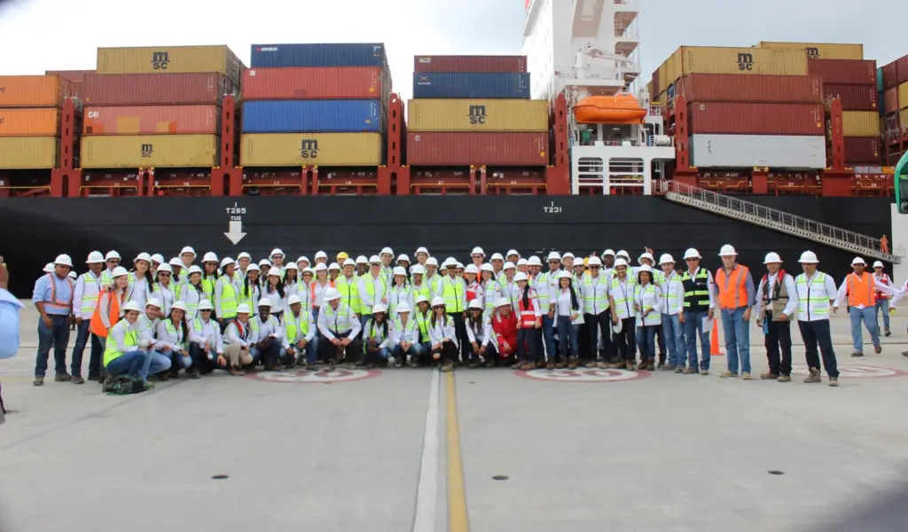Sociedad Puerto Industrial Aguadulce handled its first container vessel, MSC Sasha.