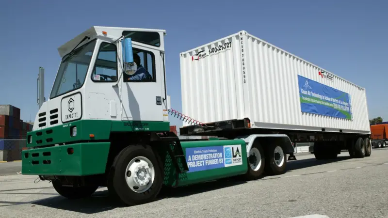 Truck project: The CEC grant will allow the port to expand FRATIS by adding 100 more trucks to the ongoing demo