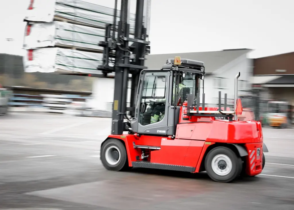 Improved productivity: The new DCG50-90 forklifts have an optimised drive train which claims to improve productivity by 10%