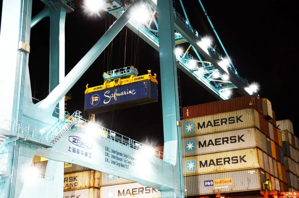 Changing hands: T-Mining plans to tackle box transfers with blockchain. Credit: Jaxport