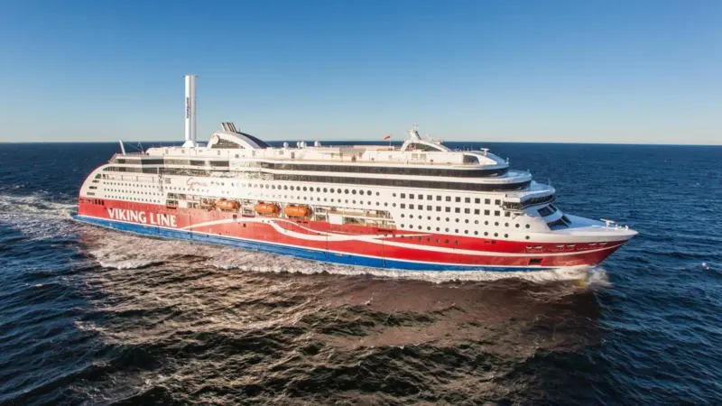 'M/S Viking Grace' will be retrofitted with one medium-sized Norsepower Rotor Sail unit that is 24m in height and 4m in diameter