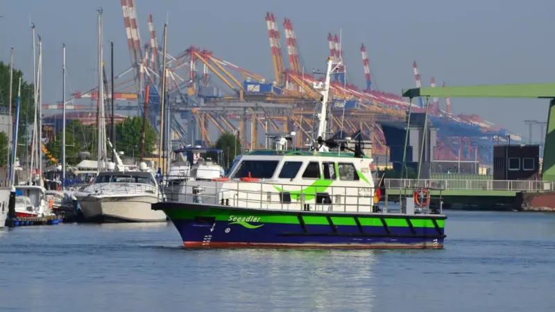 New survey boat Seeadler with hybrid diesel/electric engine