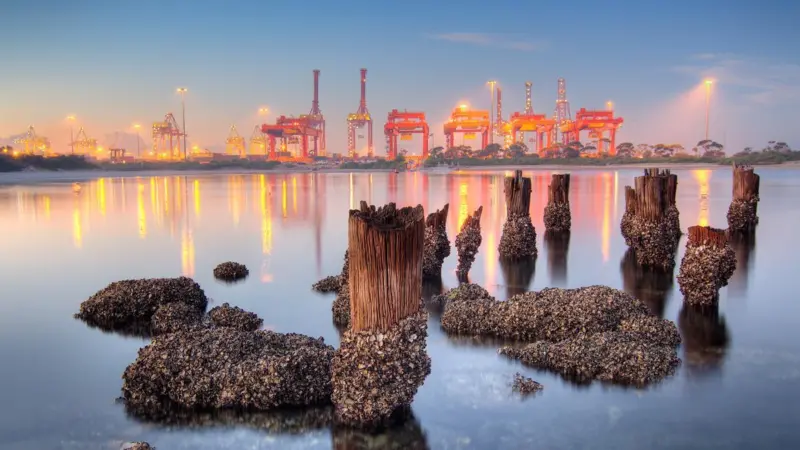 DP World Australia's fee hike at Melbourne and Port Botany (pictured) is creating discontent in Australia. Credit: Brent Pearson.