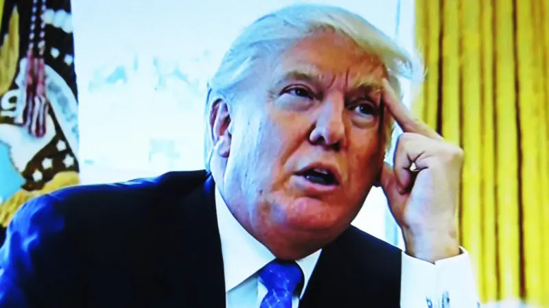 On channel: newsmakers have made the most of Trump's political posturing. Credit: Steve Baker