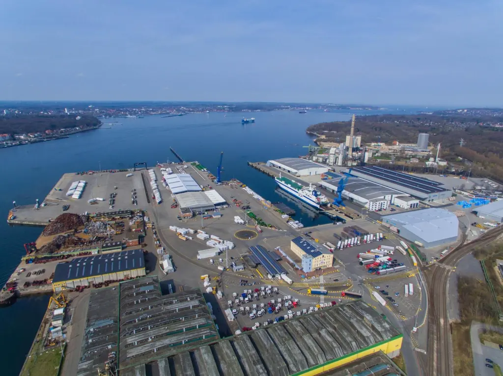 Kiel’s Ostuferhafen has entered its fifth phase. Credit: Stephen Gergs.