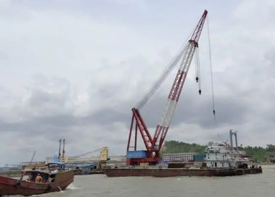 Chinese interest: Kyauk Pyu's deep sea port in the Rakhine state Photo: Ramree.com