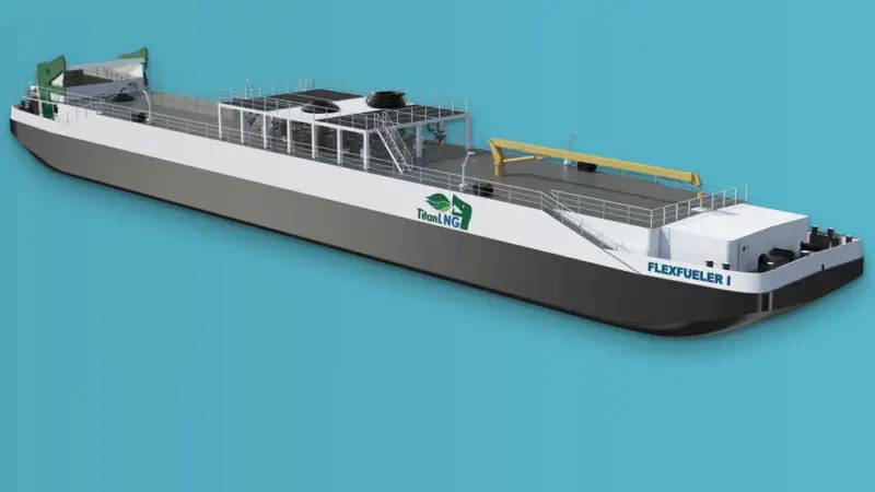 The FlexFueler1 will be stationed in the Port of Amsterdam
