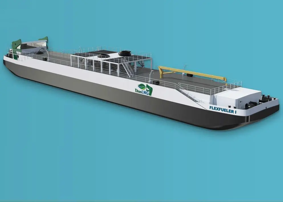 The FlexFueler1 will be stationed in the Port of Amsterdam