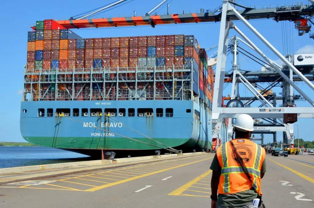 Strategy shift: ever-larger ships are not the answer. Credit: JAXPORT