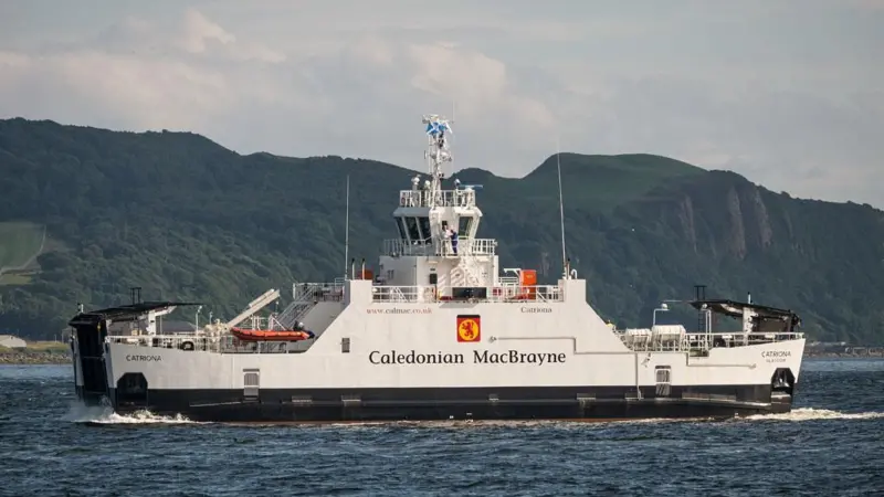 'MV CATRIONA' incorporates a low-carbon hybrid system of diesel electric and lithium ion battery