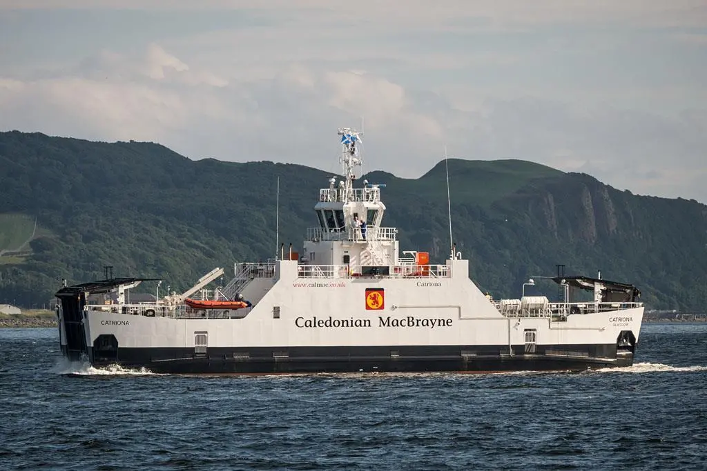 'MV CATRIONA' incorporates a low-carbon hybrid system of diesel electric and lithium ion battery