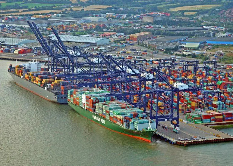 Border security: The report focused on the effectiveness of immigration and customs control at ports such as Felixstowe Photo: Port of Felixstowe