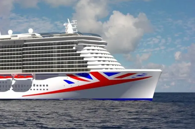 When completed the cruise ship will be one of the largest in the world