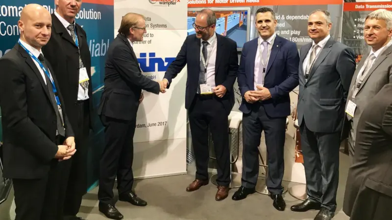 Hans Künz GmbH and Conductix-Wampfler have signed a contract for motor driven cable reels for 32 ASCs
