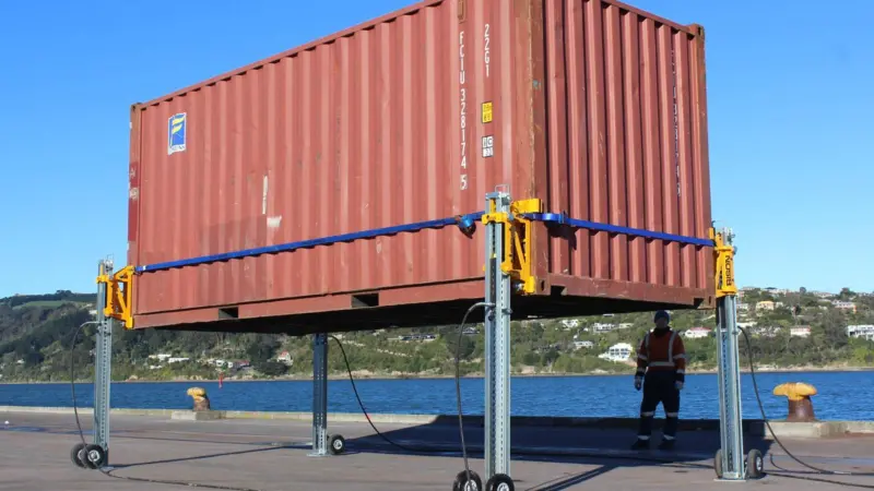 Portable solution: BISON developed the P32 to solve the problem of space restrictions or a lack of suitable equipment on site