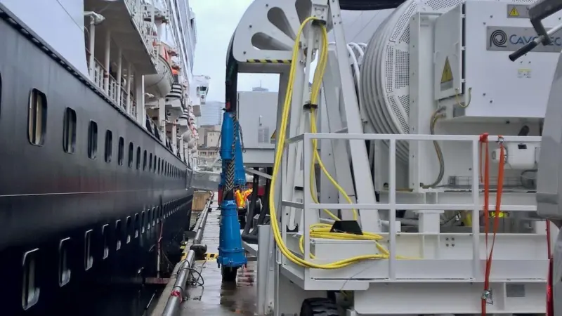 Schneider Electric designed and built the equipment needed to install the electrical substation, with Cavotec supplying the cable handling solutions