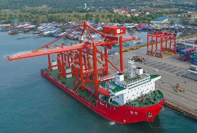 Strategically located: Japan sees Sihanoukville Port as a key logistics hub Photo: PAS