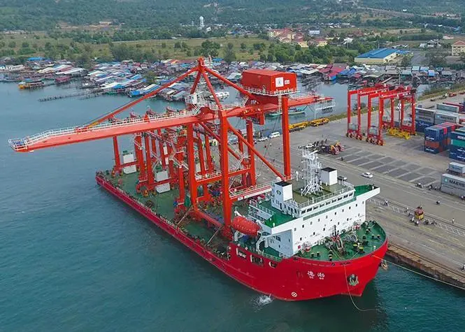 Strategically located: Japan sees Sihanoukville Port as a key logistics hub Photo: PAS