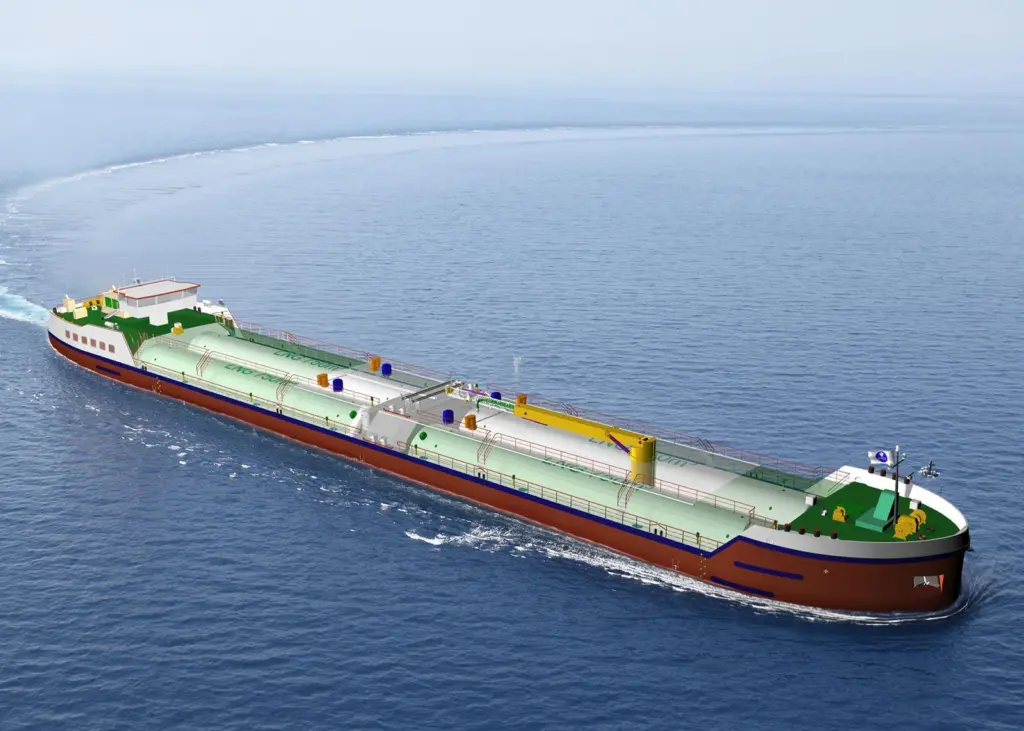 LNG Shipping bunker barge