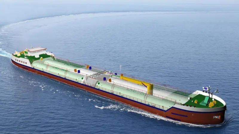 LNG Shipping bunker barge